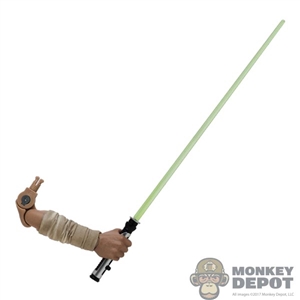 Arm: Hot Toys Qui-Gon Jinn Arm w/Lightsaber Blade