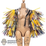 Coat: Hot Toys Female Clear Jacket w/Cut Caution Tape Sleeves