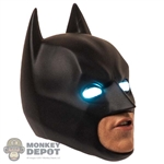 Head: Hot Toys Batman Head w/LED Eyes (Magnetic Neck Socket)