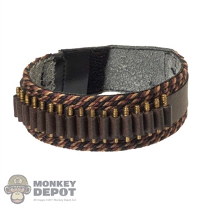 Belt: Hot Toys Mens Double Leather-Like Belt w/Ammo