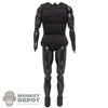 Figure: Hot Toys Mens Black Body w/Padded Suit