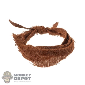 Scarf: Hot Toys Mens Brown Neck Cover