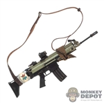 Rifle: Hot Toys Customized Scar Rifle w/Joker Card
