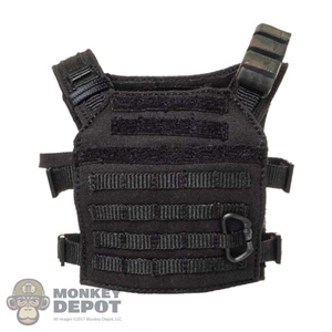 Vest: Hot Toys Mens Black Tactical MOLLE Vest