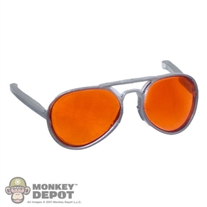Glasses: Hot Toys Mens Red Tinted Sunglasses