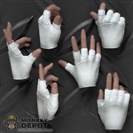 Hands: Hot Toys Female White Molded Fingerless Hand Set