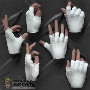 Hands: Hot Toys Female White Molded Fingerless Hand Set