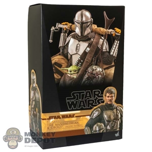 Display Box: Hot Toys The Mandalorian and Grogu (Deluxe)