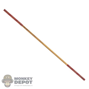Weapon: Hot Toys Wood Grain Fighting Staff