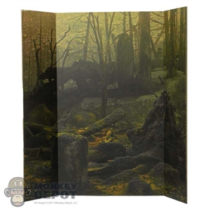 Display: Hot Toys Forest Themed Backdrop