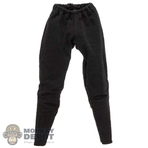 Pants: Hot Toys Mens Black Cloth Pants