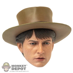 Head: Hot Toys Marty McFly w/Molded Cowboy Hat