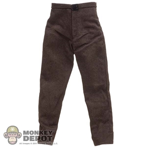Pants: Hot Toys Mens Brown Trousers