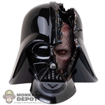 Head: Hot Toys Darth Vader Helmet (Battle Damaged) w/ Movable Eye