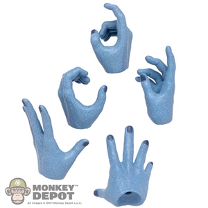 Hands: Hot Toys Mens Blue Hand Set