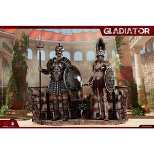 HY Toys Empire Legion-Empire Gladiator,Imperial Female Warrior Set of Black (HY-HH18018)