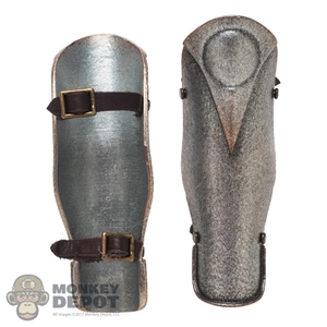 Armor: HY Toys Mens Metal Leg Guards