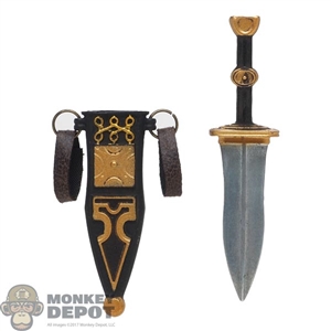 Knife: HY Toys Metal Dagger w/Sheath