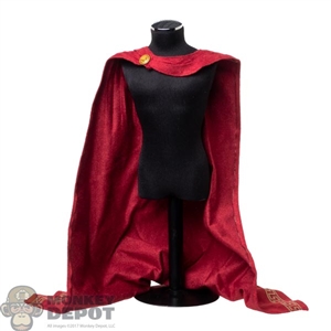 Cape: HY Toys Mens Red Hoodless Cloak