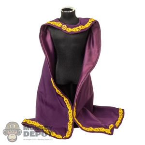 Cape: HY Toys Purple Hoodless Cloak