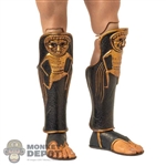 Armor: HY Toys Mens Metal Leg Armor w/Shoes