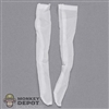 Stockings: i8 Toys White Thigh High Tights