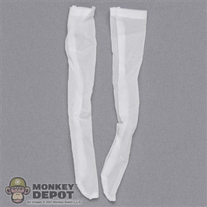 Stockings: i8 Toys White Thigh High Tights