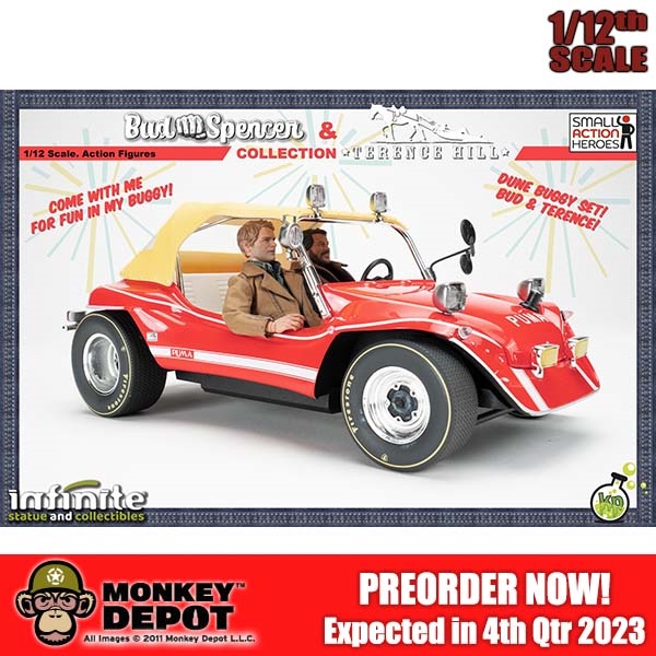 Monkey Depot - Infinite 1/12th Bud Spencer and Terence Hill on Dune Buggy  Set (IK-90039)