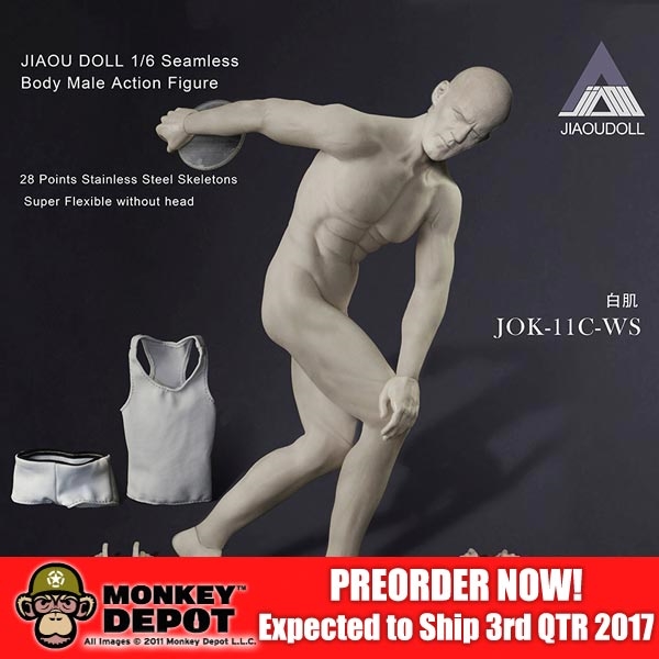 Monkey Depot - Boxed Figure: Jiaou Doll Nude Seamless Body (JOK-11C-WS)