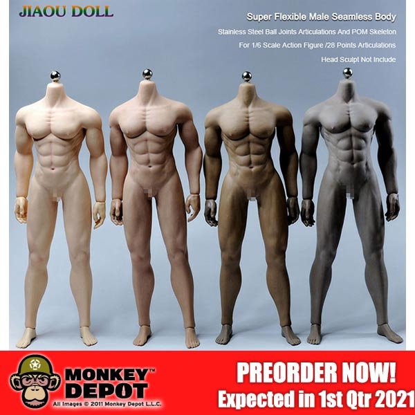 Monkey Depot - Jiaou Doll Strong Seamless Male Body w/Detachable