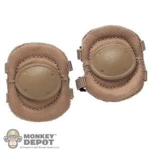 Pads: King's Toys Mens Tan Elbow Pads