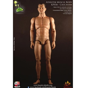 Figure: Kaustic Plastik 1/6 Athletik Male Body with Head Sculpt (Caucasian) (KP03B)