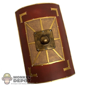 Shield: Kaustic Plastik Gladiator Shield Brown