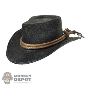 Hat: West Toys Mens Molded Black Cowboy Hat