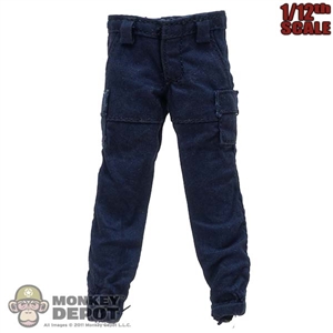 Pants: LToys 1/12 Mens Blue Police Pants