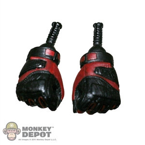 Hands: Sideshow Gloved Fists Red/Black