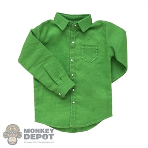 Shirt: Mars Toys Mens Green Dress Shirt