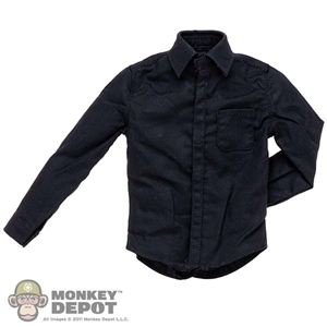 Shirt: Mars Toys Mens Black Dress Shirt