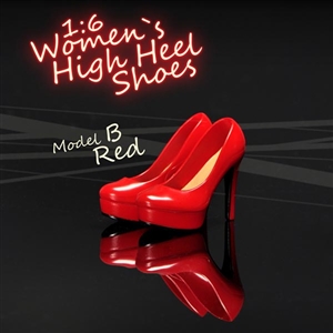 Shoes: Magic Cube Red Women`s High Heel Shoes (MCP-052B)