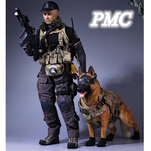 Boxed Figure: Magic Cube PMC Private Military Contractor w/Dog (MCC-004-C)