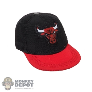 Hat: Magic Cube Mens Black + Red Chicago Cap