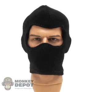 Mask: Mic Toys Mens Black Balaclava