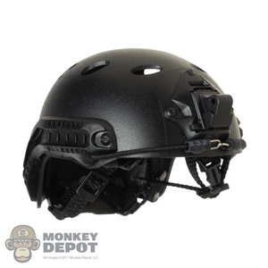 Helmet: Mic Toys Mens Black FAST Tactical Helmet