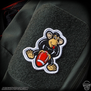 Patch: Monkey Edge Monkey With A Football Patch (1:1 Scale)