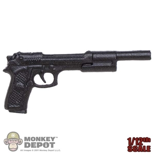 Pistol: Magic Toys 1/12 Beretta w/ Custom Compensator