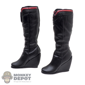 Boots: MIS Toys Black Female Molded Boots