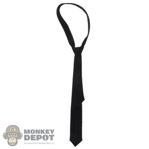 Tie: ManModel Black Necktie