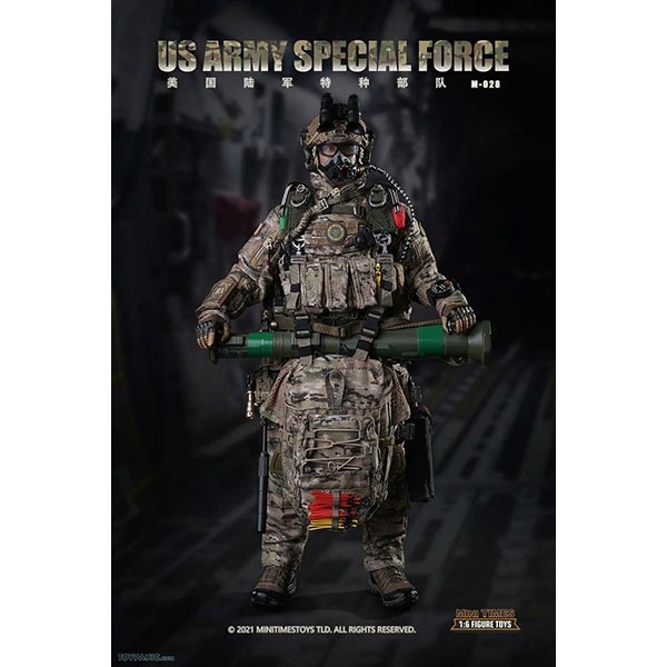 Boxed Figure: Mini Times U.S. Army Special Forces Paratrooper (MT-M028)