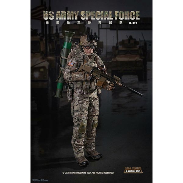 Boxed Figure: Mini Times U.S. Army Special Forces Paratrooper (MT-M028)