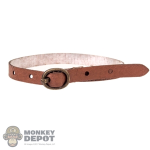 Belt: Mini Times Brown Leatherlike Belt w/Buckle